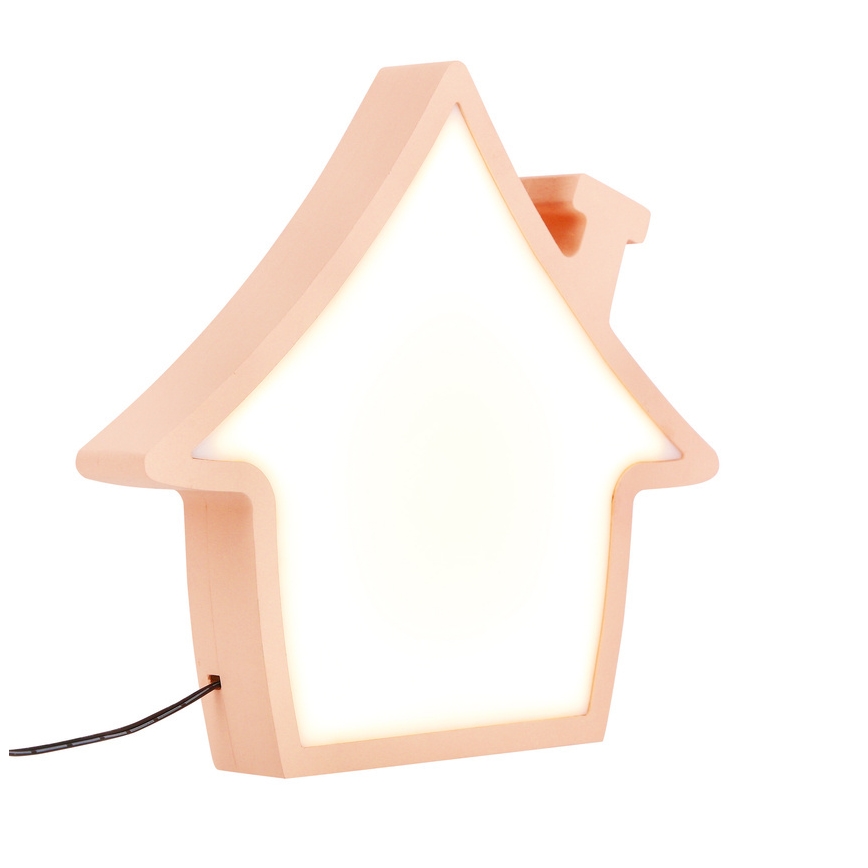 LED-Kinder-Schreibtischlampe HOUSE LED/10W/230V rosa