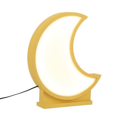 LED-Kinder-Tischlampe MOON LED/12W/230V gelb