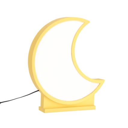 LED-Kinder-Tischlampe MOON LED/12W/230V gelb