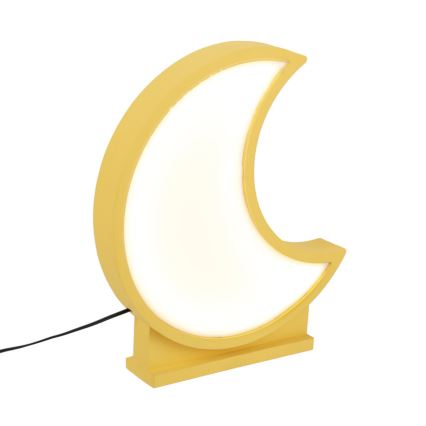 LED-Kinder-Tischlampe MOON LED/12W/230V gelb