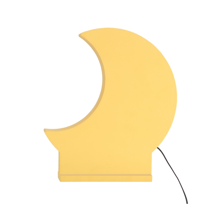 LED-Kinder-Tischlampe MOON LED/12W/230V gelb