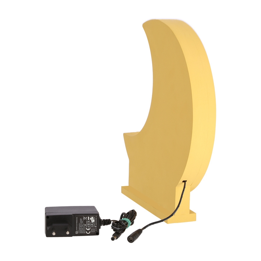 LED-Kinder-Tischlampe MOON LED/12W/230V gelb