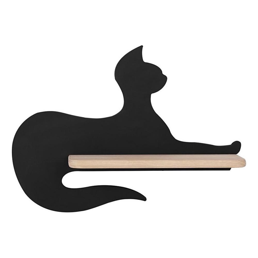 LED-Kinder-Wandleuchte mit Ablage BLACK CAT LED/5W/230V