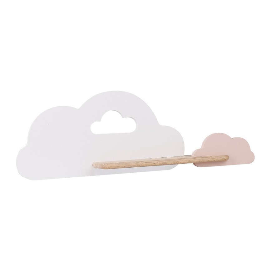 LED Kinder-Wandleuchte mit Ablage CLOUD LED/5W/230V weiß/rosa,