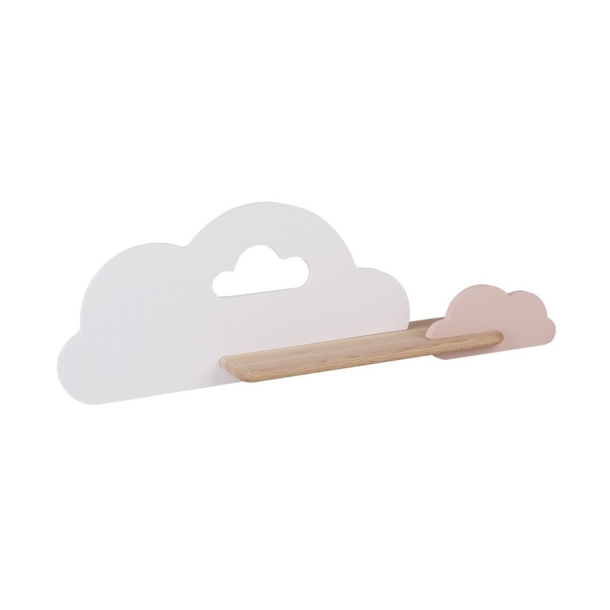 LED Kinder-Wandleuchte mit Ablage CLOUD LED/5W/230V weiß/rosa,