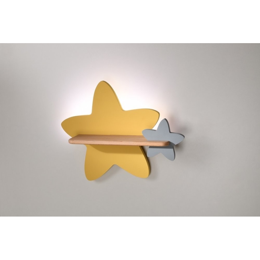 LED Kinder-Wandleuchte mit Ablage STAR LED/5W/230V,