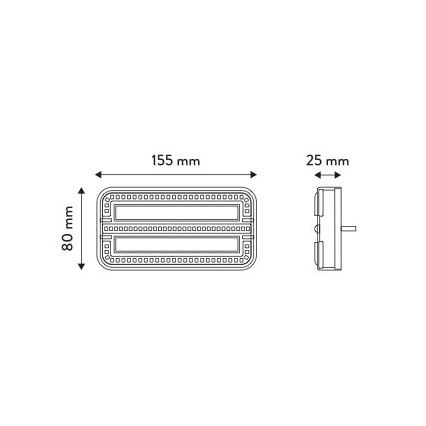 LED Kombinationsleuchte LED/12-24V IP65