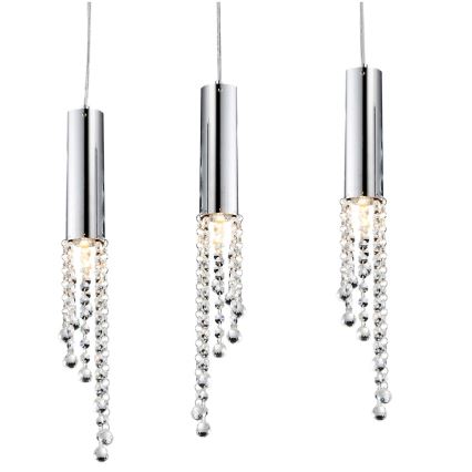 LED-Kronleuchter an einer Litze DUERO 3xLED/3W/230V