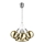 LED Kronleuchter an Kabel BALLS 6xLED/5W230V gold/mattchrom