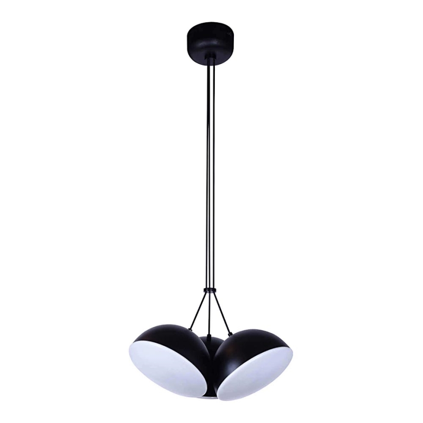 LED Kronleuchter an Kabel CROWD 3xLED/20W/230V schwarz