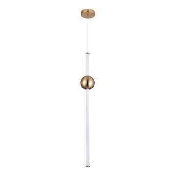 LED Kronleuchter an Kabel LED/30W/230V weiß/kupferfarben