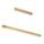 LED Kronleuchter an Kabel LED/36W/230V 3000/4000/6400K gold