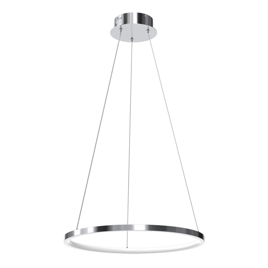LED Kronleuchter an Kabel ROTONDA LED/27W/230V glänzender Chrom
