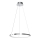 LED Kronleuchter an Kabel ROTONDA LED/27W/230V glänzender Chrom