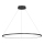 LED Kronleuchter an Kabel SATURNO LED/57W/230V Ø 100 cm IP44 Anthrazit