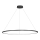 LED Kronleuchter an Kabel SATURNO LED/65W/230V Ø 120 cm IP44 Anthrazit