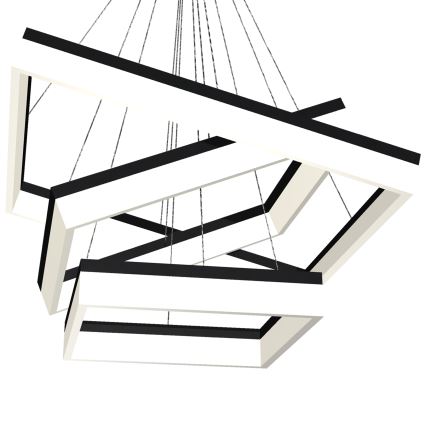 LED-Kronleuchter an Schnur NERO 3xLED/140W/230V