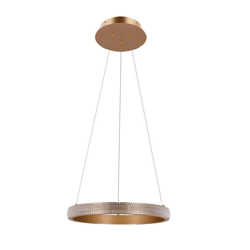 LED-Kronleuchter HASHIM LED/22W/230V d 40 cm kupfern