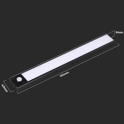 LED-Küchenunterbauleuchte mit Sensor LED/2,5W/5V 4000K 3000 mAh