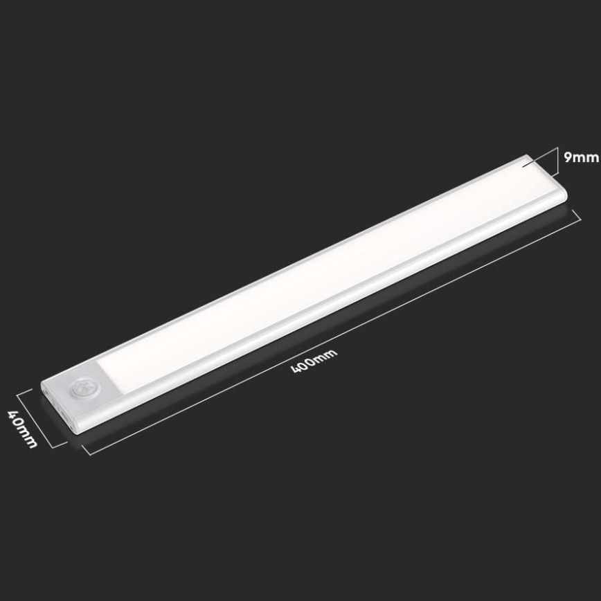 LED-Küchenunterbauleuchte mit Sensor LED/2W/5V 4000K 2200 mAh