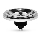 LED-Lampe AR111 GU10/12W/230V 4000K 24°