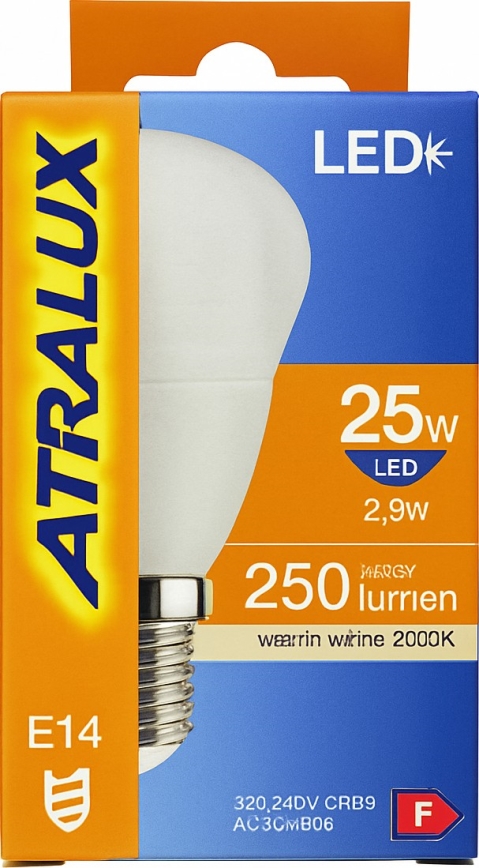 LED-Lampe E14/6W/230V 3000K - Attralux
