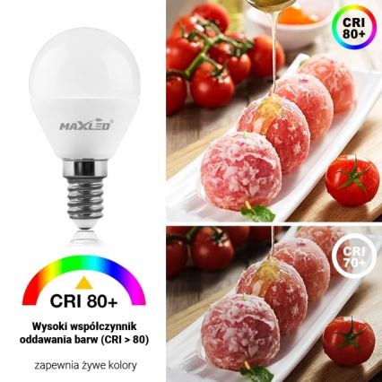 LED-Lampe G45 E14/7W/230V 4000K