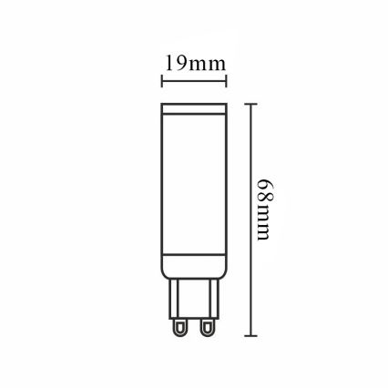 LED-Lampe G9/6,7W/230V 4000K