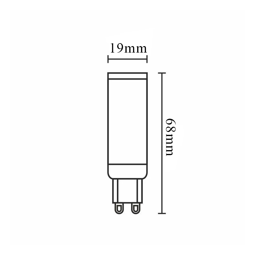 LED-Lampe G9/6,7W/230V 4000K