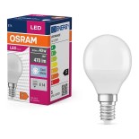 LED-Lampe P40 E14/4,9W/230V 4000K - Osram