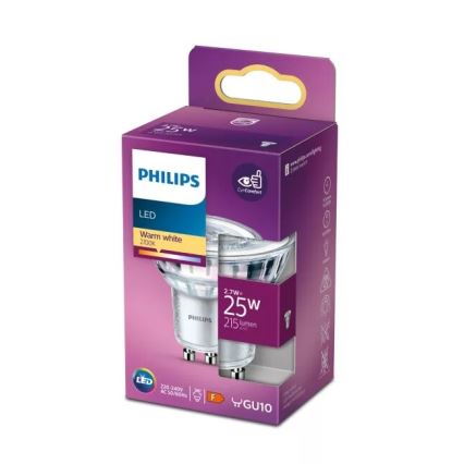 LED-Lampe Philips PAR16 GU10/2,7W/230V 2700K