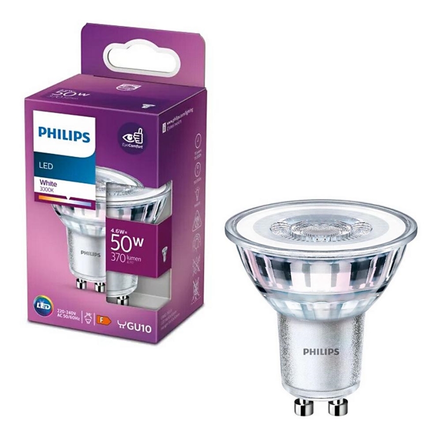 LED-Lampe Philips PAR16 GU10/4,6W/230V 3000K