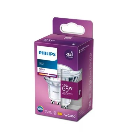 LED-Lampe Philips PAR16 GU10/4,9W/230V 3000K