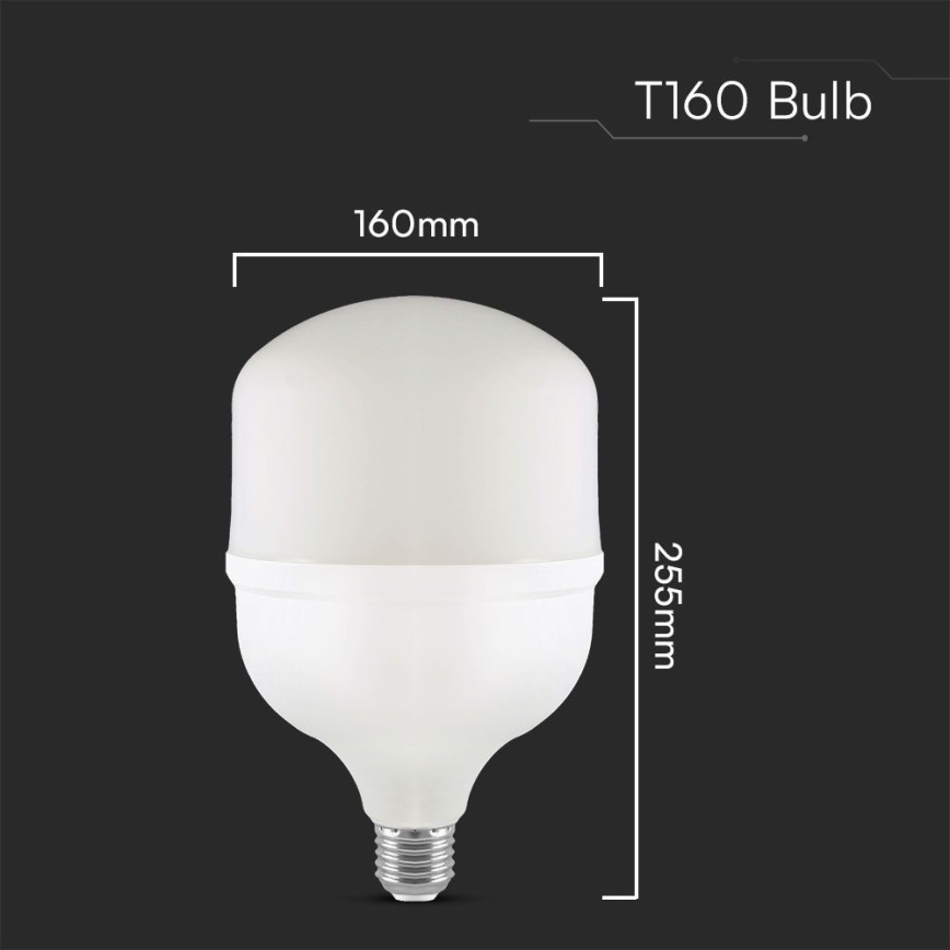LED-Glühbirne T160 E40 E27/60W/230V 6500K
