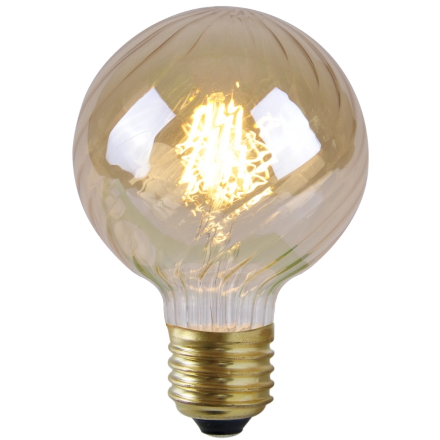 LED-Glühbirne VINTAGE AMBER G95 E27/4W/230V 2700K
