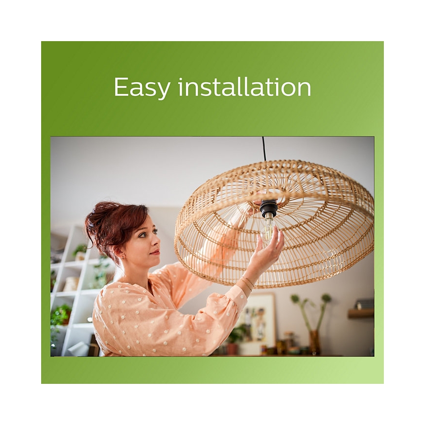 LED-Glühbirne VINTAGE Philips A60 E27/4W/230V 3000K