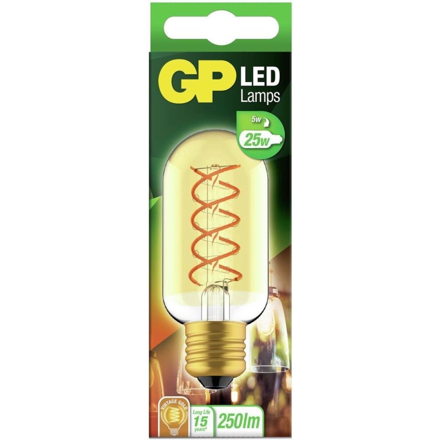 LED-Glühbirne VINTAGE T45 E27/4,5W/230V 2000K - GP