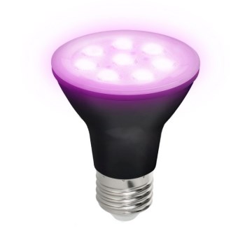 LED-Leuchtmittel für die Pflanzenzucht PLANTY E27/7W/230V 1200K schwarz