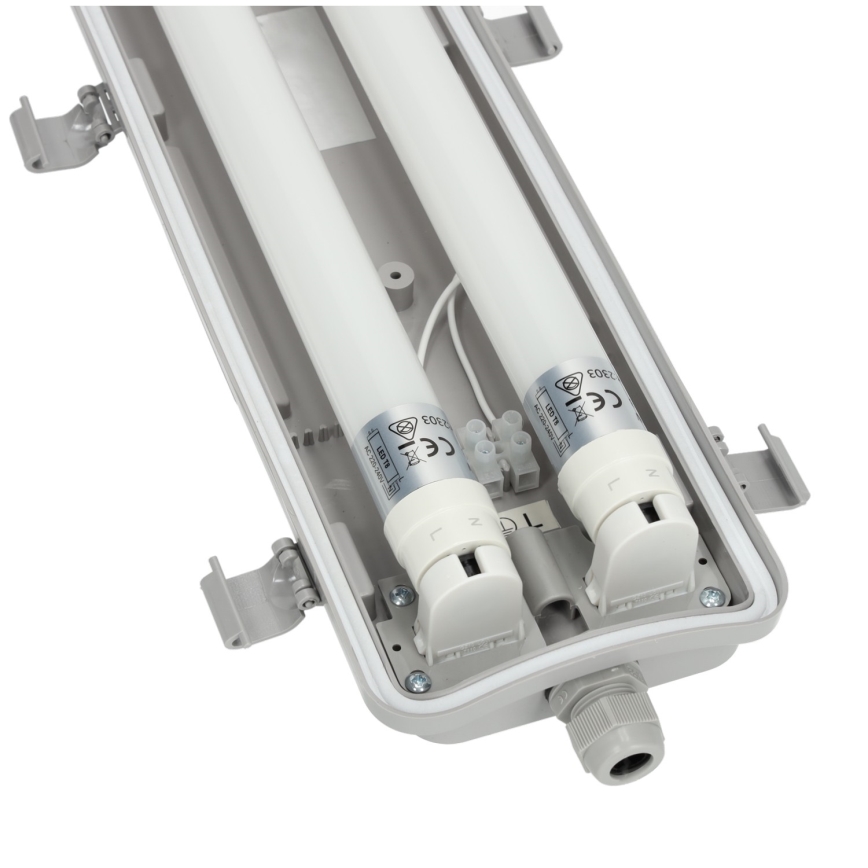 LED-Technische Leuchtstofflampe T8 2xG13/18W/230V 4000K IP65