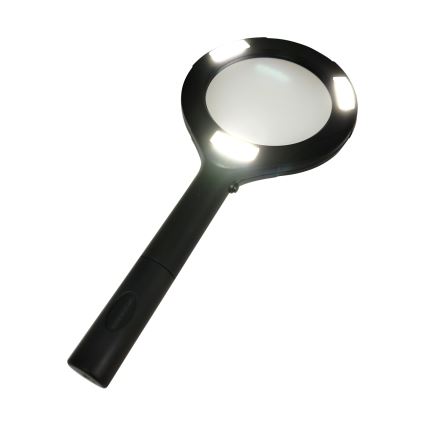 LED-Lupe 3×Vergrößerung mit LED-Beleuchtung/3W/2xAA IP22