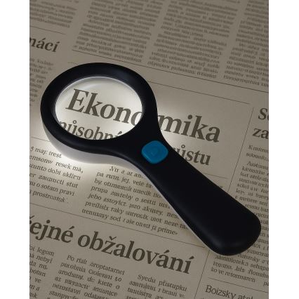 LED Lupe 3×Vergrößerung mit LED-Beleuchtung/3W/2xAAA IP22