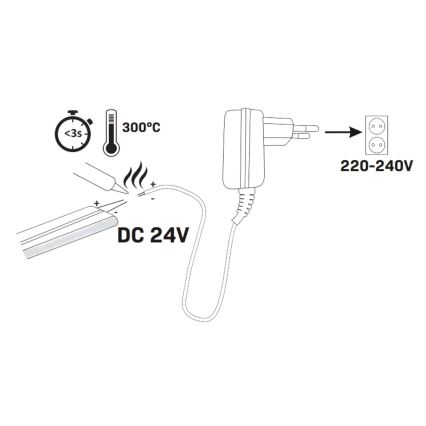 LED Neonband 5m LED/40W/24V Orange IP65