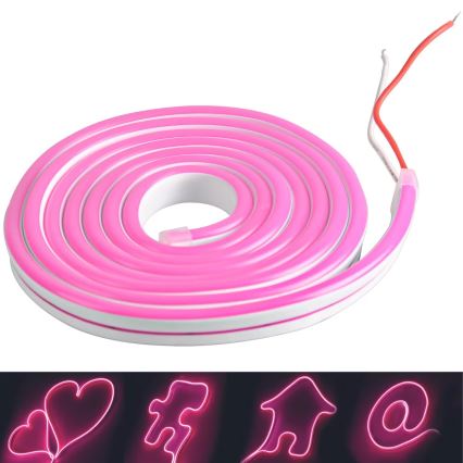 LED Neonband 5m LED/40W/24V rosa IP65
