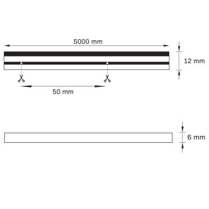 LED Neonband 5m LED/40W/24V rosa IP65