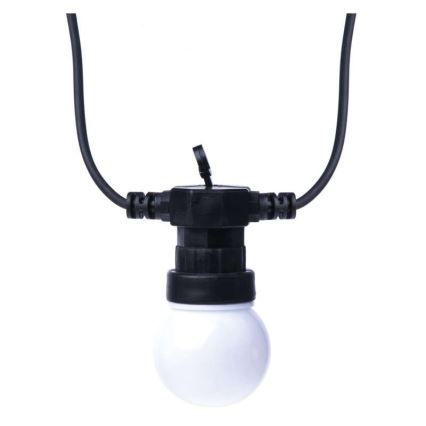LED Outdoor-Dekokette 50xLED/10m IP44 weiß