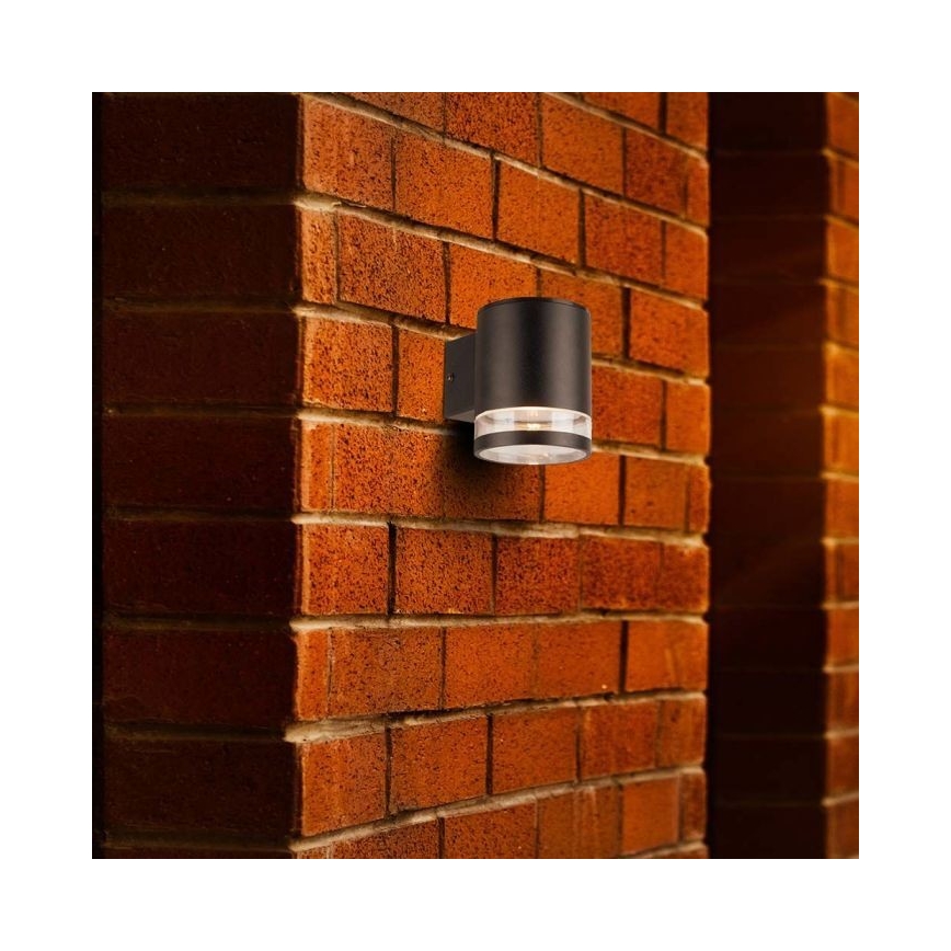 LED-Outdoor-Solarwandleuchte LED/1W/3,7V 3000K IP54 1200 mAh schwarz