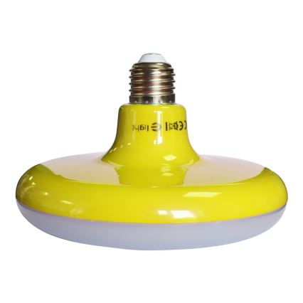 LED Kronleuchter an Kabel 1xE27/15W/230V 6000K Gelb