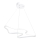 LED-Pendelleuchte an Kabel ARTISAN LED/36W/230V 6500K weiß