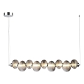 LED-Pendelleuchte an Kabel BOLLA LED/32W/230V glänzender Chrom/rauchgrau