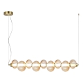 LED-Pendelleuchte an Kabel BOLLA LED/32W/230V Gold/rauchbeige